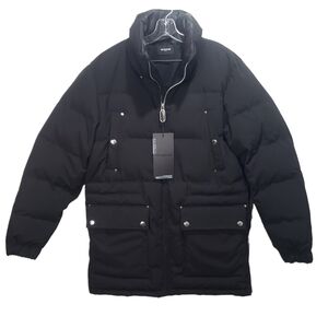 THE KOOPLES Black Winter Coat | Small